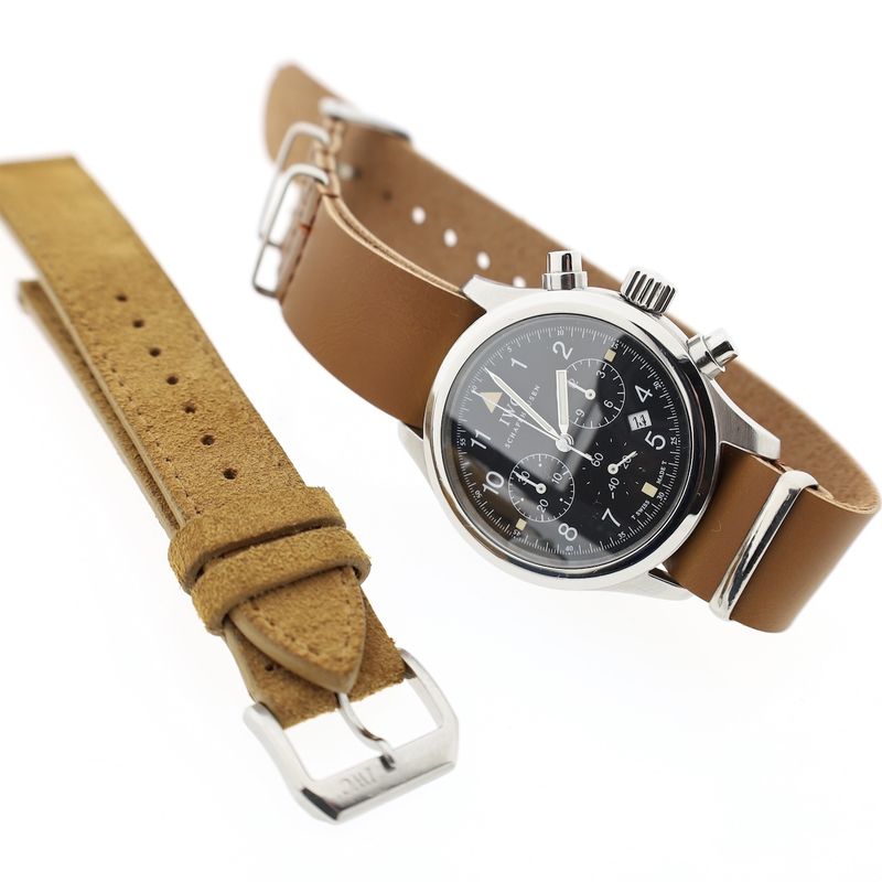 Image 6 of IWC Pilot Chronograph IW3741; Chronograph watch