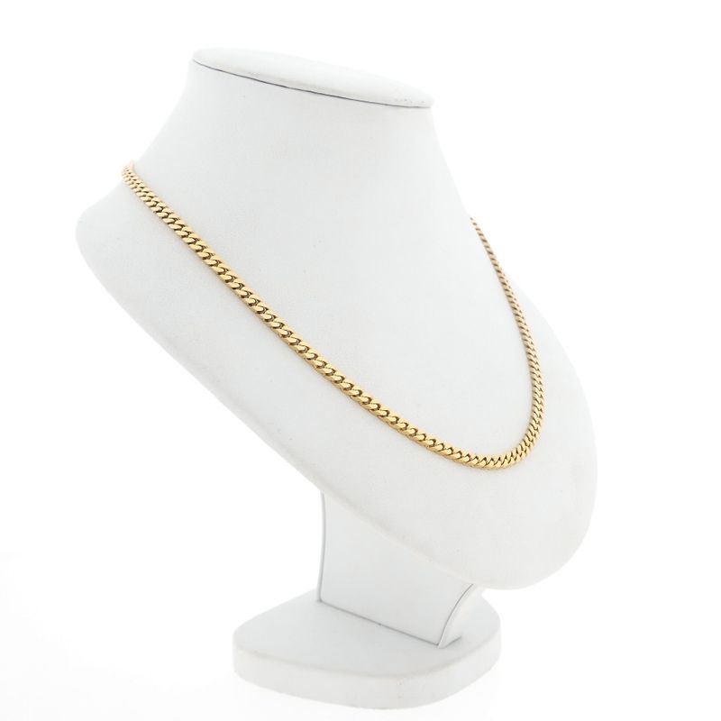 Image 3 of 8 carat flat gourmet link chain