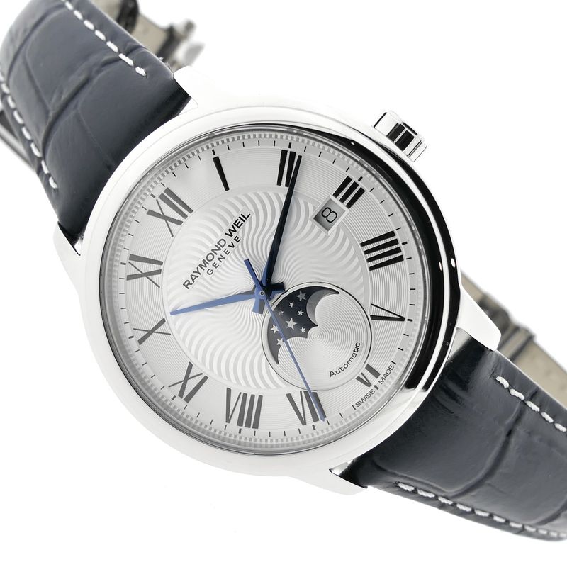 Image 13 of Raymond Weil Maestro 'Moon Phase' 2239-STC-00659; Automatic men's watch with moon phase