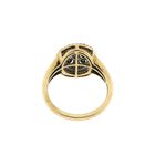 Image 2 of 9 carat ring with blue and clear diamonds