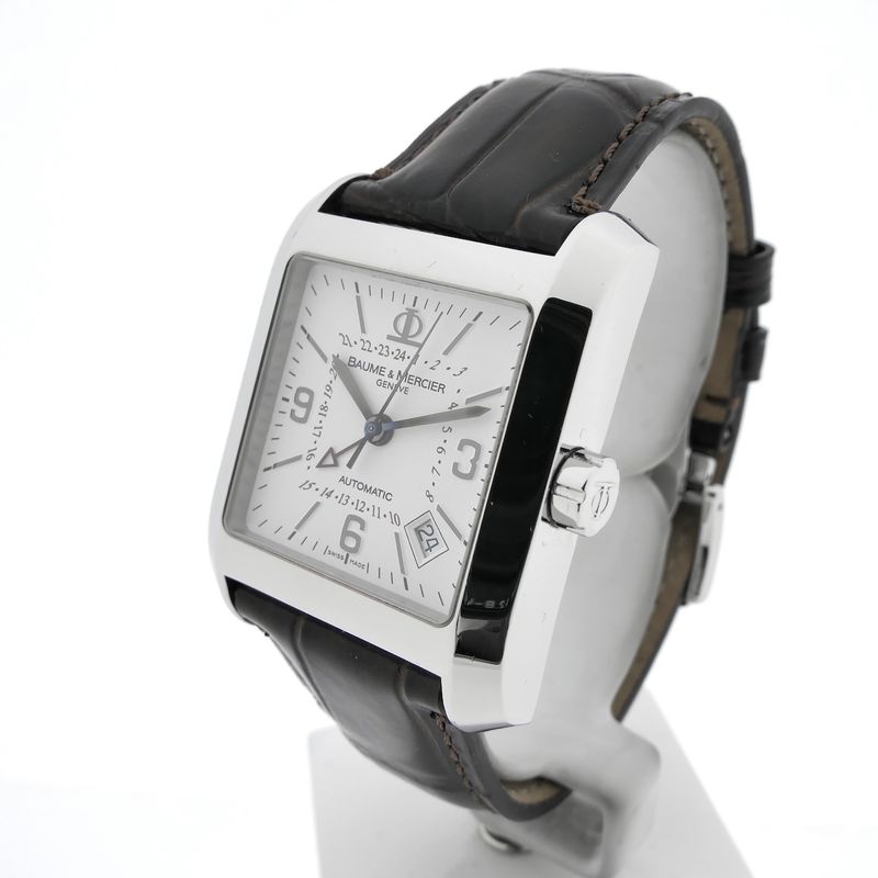 Image 2 of Baume & Mercier 'Hampton Square Dual Time' 65561; Automatic men's watch with GMT