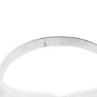 Image 8 of White gold ring with sapphire and diamond; 0.05 ct.