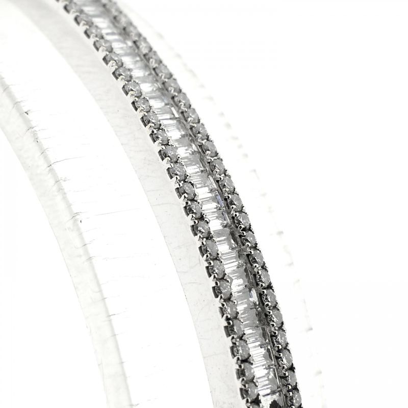 Image 5 of White gold Tirisi bracelet with diamonds; Size S/M