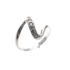 Image 1 of Silver fantasy ring with zirconia