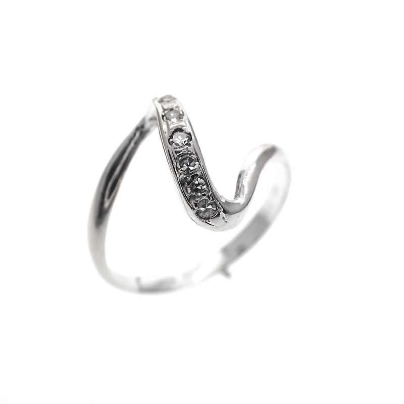 Image 1 of Silver fantasy ring with zirconia