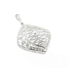 Image 2 of Antique silver pendant with filigree technique