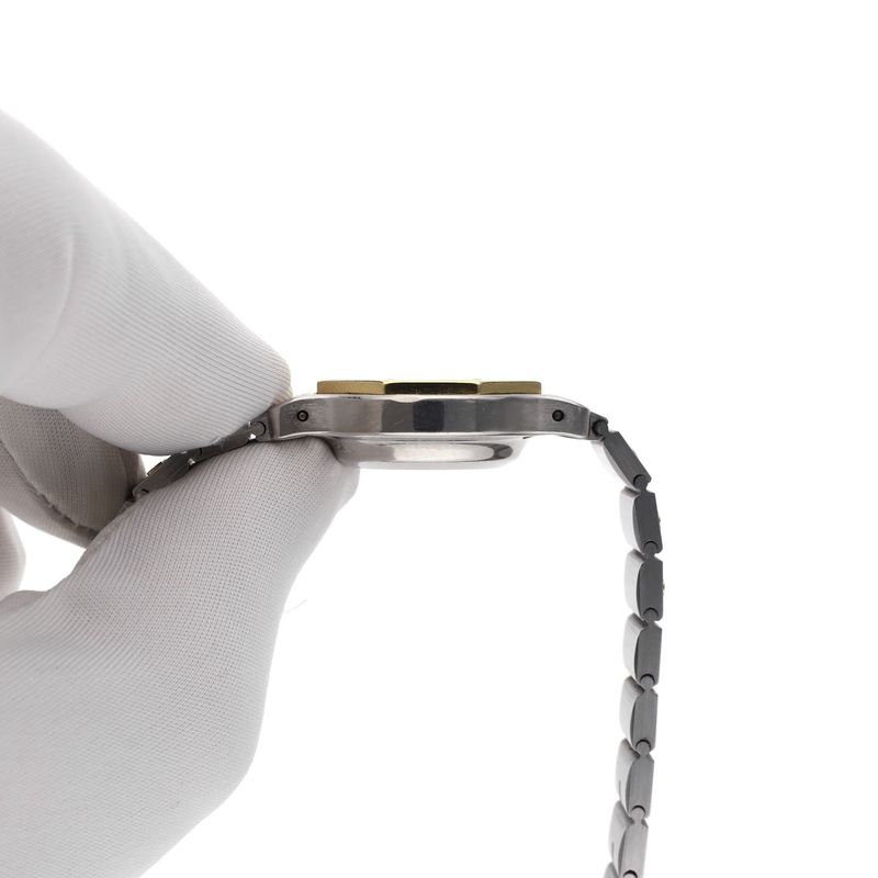 Image 6 of Cartier Santos Octagon Automatic 0907; 18k gold/steel women's watch