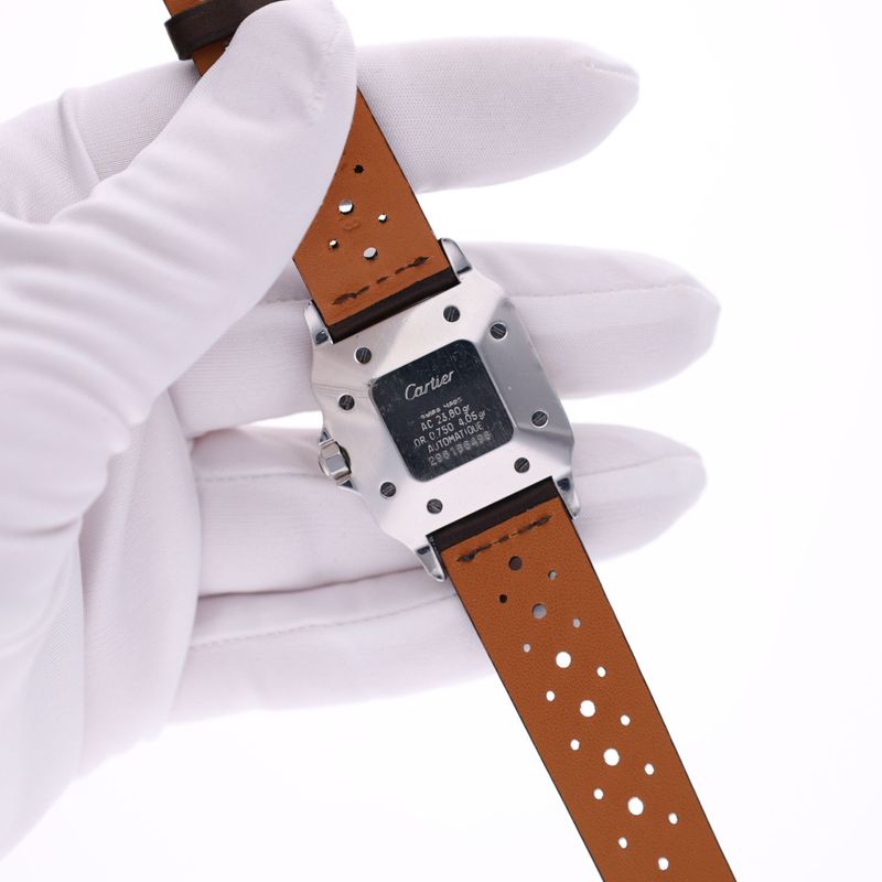 Image 9 of Cartier Santos Carree 2961; Bi-Colour Automatic Watch