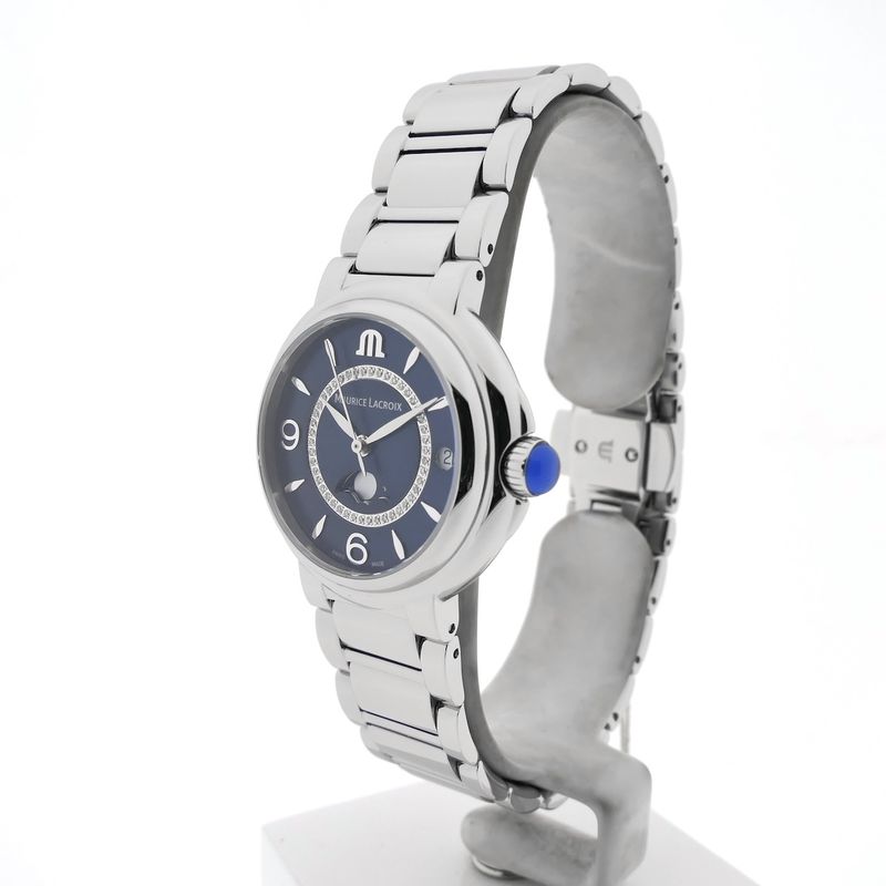 Image 2 of Maurice Lacroix Fiaba FA1084-SS002-420-1; Women's watch with diamonds and moon phase