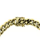 Image 8 of Solid gold gourmet link bracelet