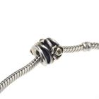 Image 2 of Pandora charm; Silver with gold; Growing Flower