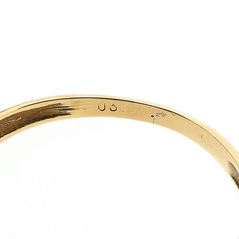 Image 8 of Gold ring with sapphire