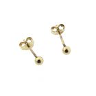 Image 4 of Gold stud earrings | Basic
