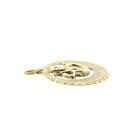Image 1 of Gold zodiac sign pendant; Aquarius