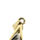 Image 4 of Gold pendant with zirconia | Minimalist