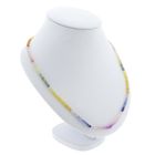 Image 2 of 9 carat multi-colored sapphire bead necklace