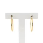 Image 3 of Vintage gold earrings | Ø 23.5 mm