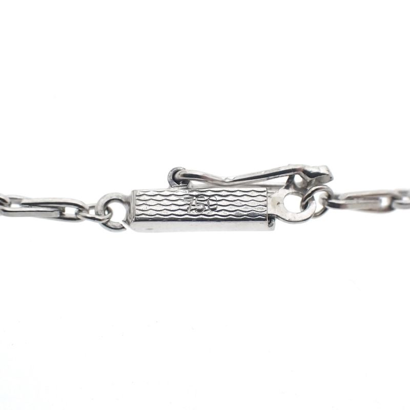 Image 7 of 18K white gold fantasy link chain | 52.5 cm