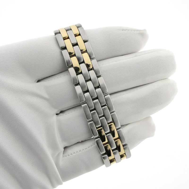 Image 9 of Cartier Cougar 187904; 18k gold/steel unisex watch