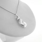 Image 7 of Silver pendant with a convex design