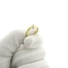 Image 8 of Golden fantasy ring with diamond 0.01 ct.
