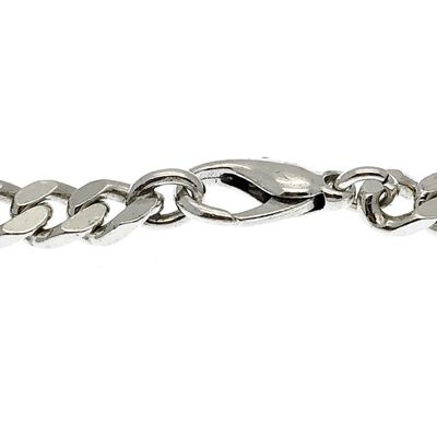 Image 2 of Silver gourmet link bracelet | 19 cm