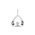 Image 1 of White gold pendant with diamond | 0.015 ct.