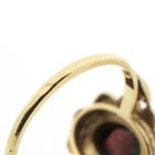 Image 7 of Gold entourage ring with garnet stones | Vintage