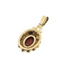 Image 5 of Antique gold pendant with blood coral
