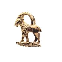 Gold Capricorn Pendant | Zodiac Sign
