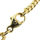 Image 5 of Gold flat gourmet link chain | 41 cm