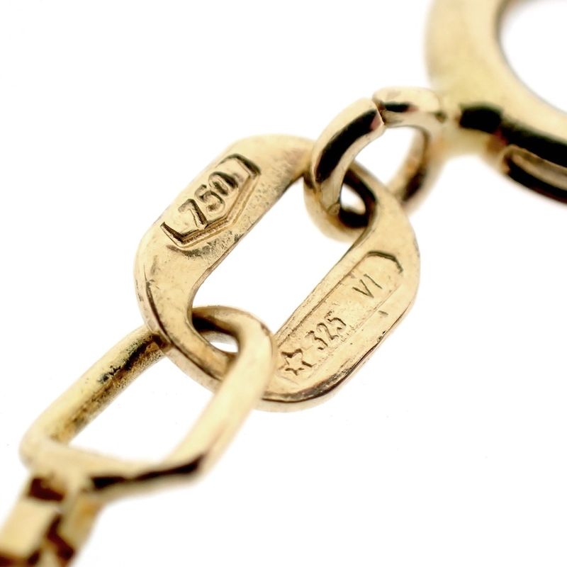 Image 8 of 18K Gold Venetian Link Chain | 41 cm