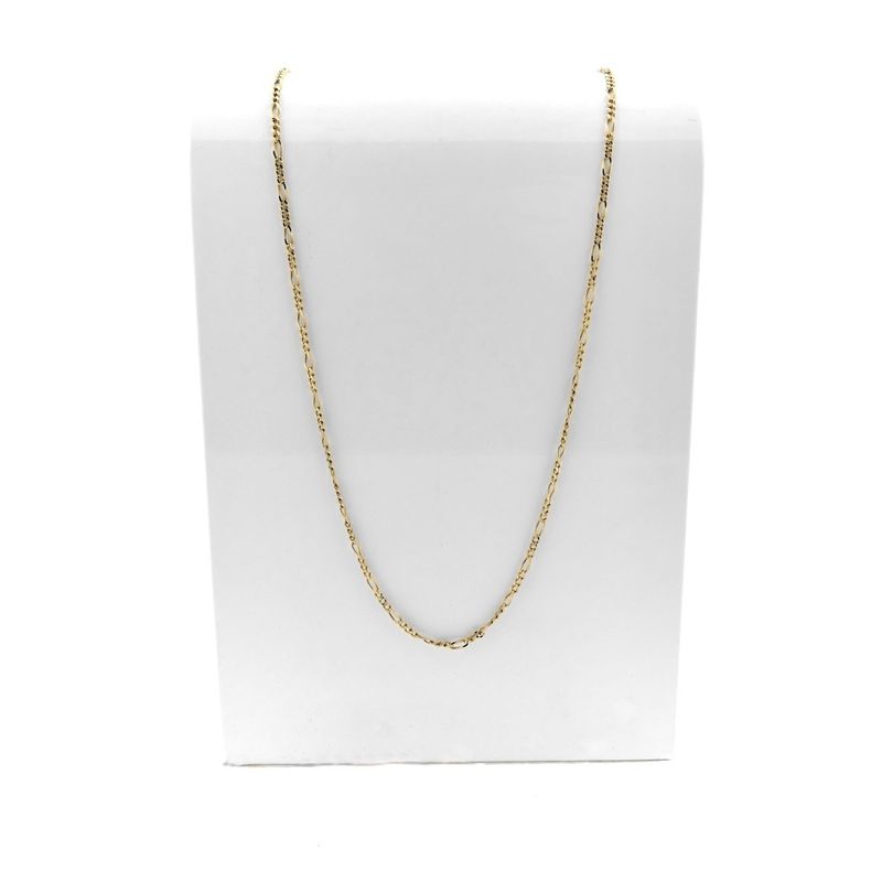 Image 6 of 9 carat Figaro link chain | 55.5 cm