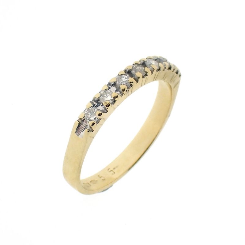 Image 1 of Gold ring with diamonds | 0.21 ct.