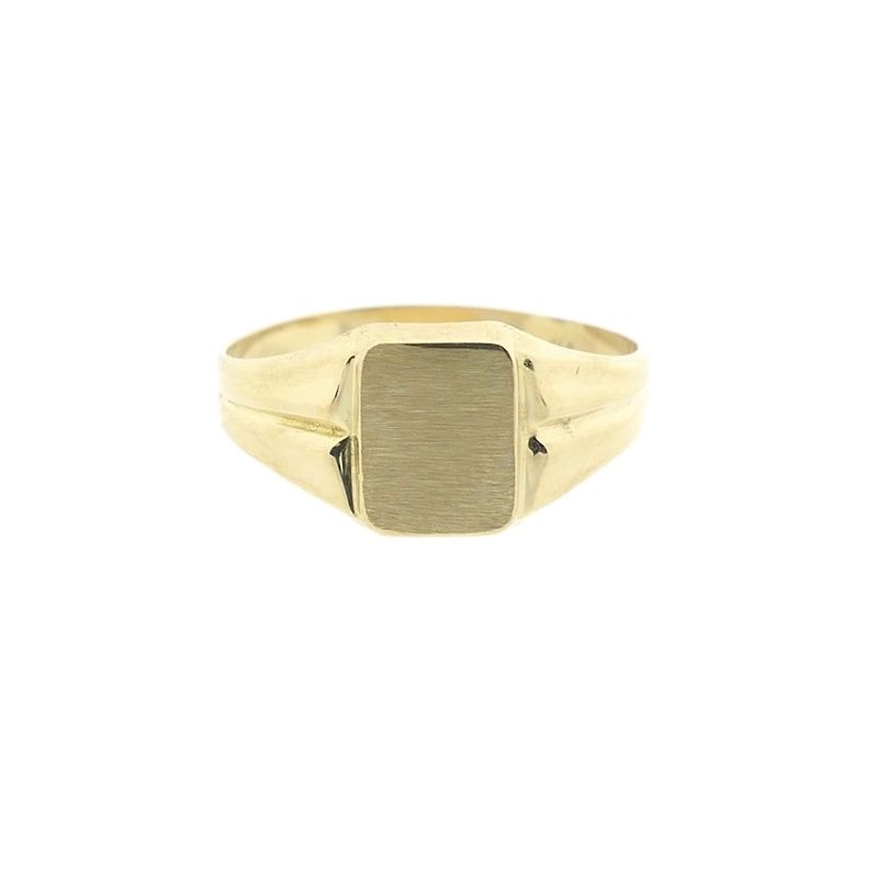 Image 3 of Vintage gold women's signet ring | pinky ring