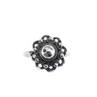 Image 1 of Silver ring with Zeeland button