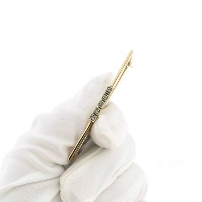 Image 1 of Gold Art Deco brooch with diamond; 0.10 ct.