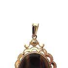 Image 4 of Vintage gold pendant with tiger's eye