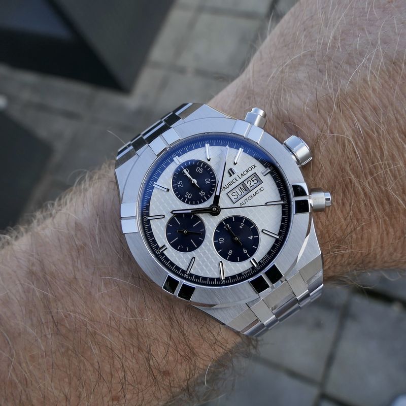 Image 18 of Maurice Lacroix AIKON Automatic AI6038-SS02-131-1; Chronograph men's watch