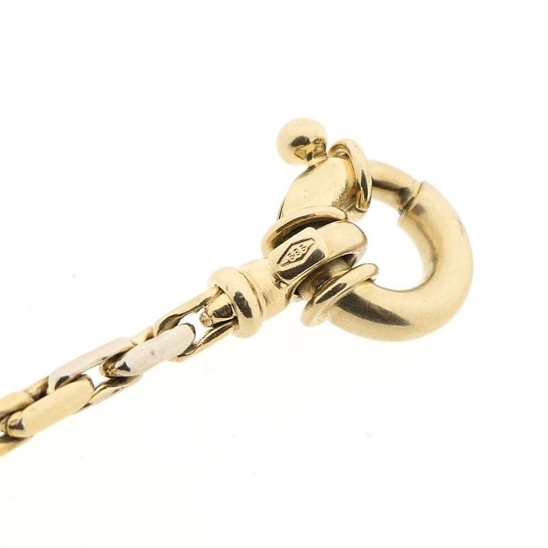 Image 8 of Two-tone Cardano link chain | 47 cm