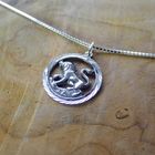 Image 6 of Silver zodiac sign pendant; Leo