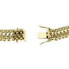 Image 5 of Gold gallery wire link necklace