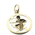 Image 6 of Gold zodiac sign pendant; Sagittarius