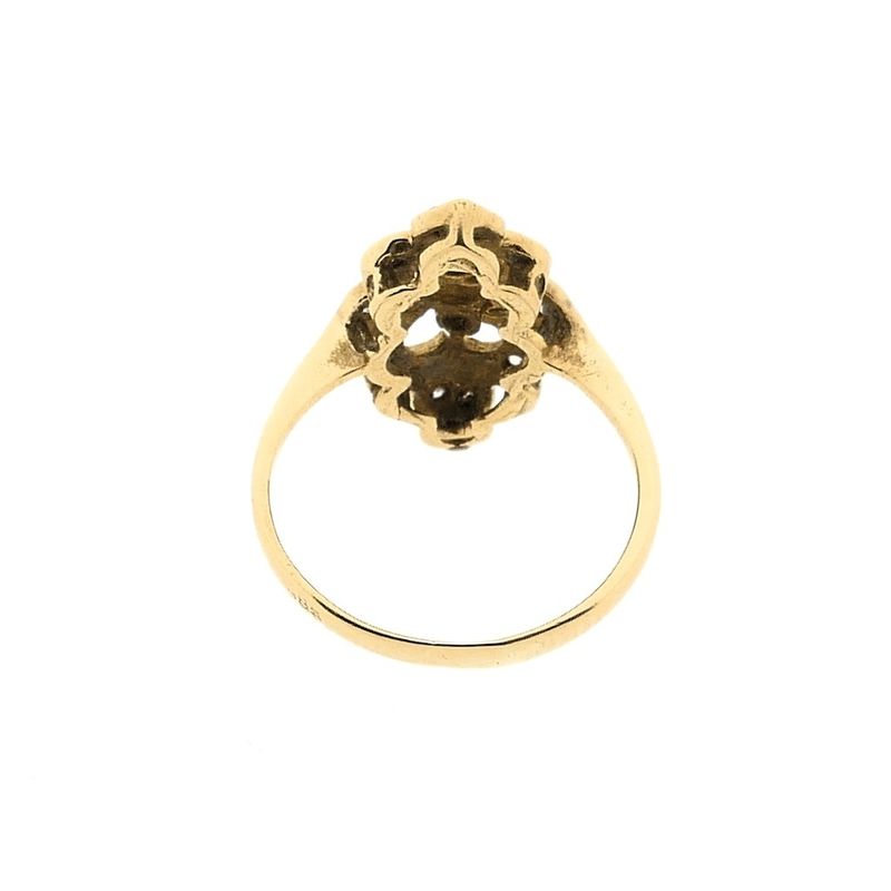 Image 2 of Vintage gold ring with zirconia