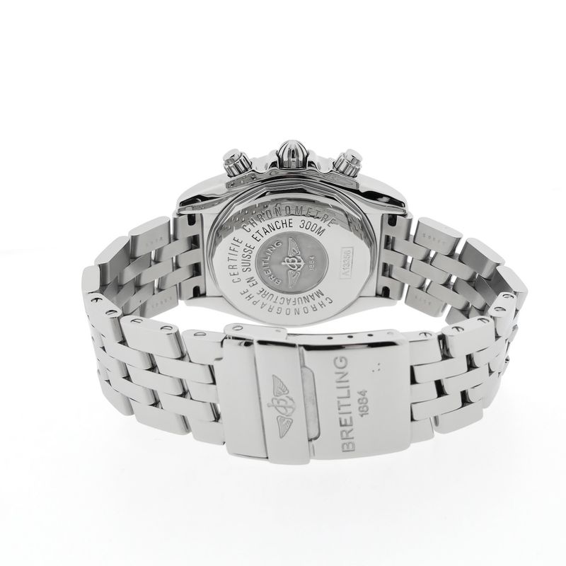 Image 8 of Breitling Chronomat Evolution 'Blue' A13356; Chronograph men's watch