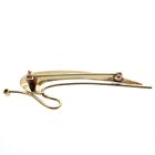 Image 6 of Golden fantasy brooch with diamond; 0.02 ct.