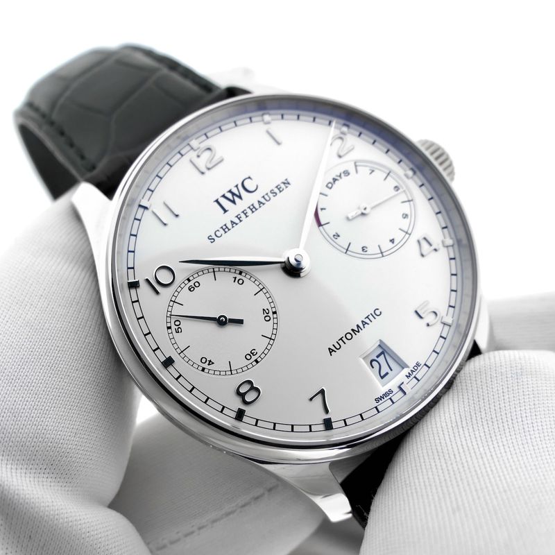 Image 23 of IWC Portuguese '7 Days' Platinum IW5001-04; Platinum men's watch (500 pieces limited edition)