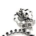 Image 7 of White gold earrings with diamonds; 3.68 ct.