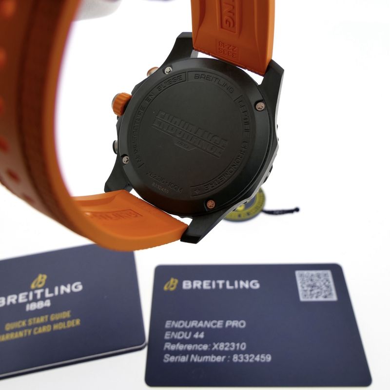 Image 9 of Breitling Endurance Pro 'Orange' X82310; Chronograph men's watch