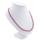 Image 3 of 9K Pink Tourmaline Bead Necklace | 45cm